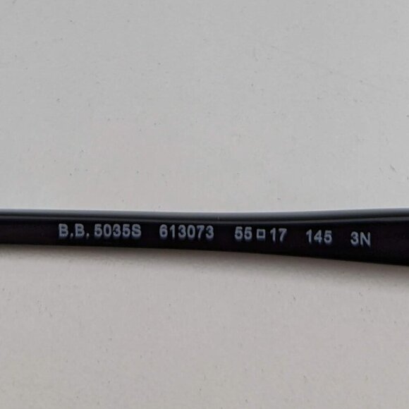 🕶️Frame only! Brooks Brothers BB5035S  Sunglasses 55/17 145 /YHG351🕶️ - Picture 3 of 6